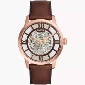 Fossil Townsman Automatic Brown Leather Watch
