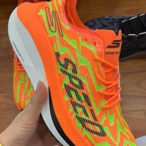Running Shoes – SPEED Hyper Burst Pro – Neon Orange/Green – Lightweight Racing Trainer – Sizes 41-45