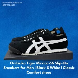 Onitsuka Tiger Mexico 66 Slip-On Sneakers for Men | Black & White https://mfbuddy.co.in/