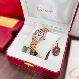 Cartier Tortue Women’s Watch – 35mm Diamond Bezel Quartz Luxury Timepiece https://mfbuddy.co.in/