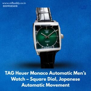 TAG Heuer Monaco Automatic Men’s Watch – Square Dial, Japanese Automatic Movement https://mfbuddy.co.in/