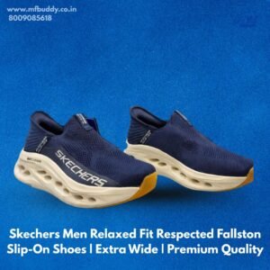 Skechers Men Relaxed Fit Respected Fallston Slip-On Shoes | Extra Wide | Premium Quality https://mfbuddy.co.in/