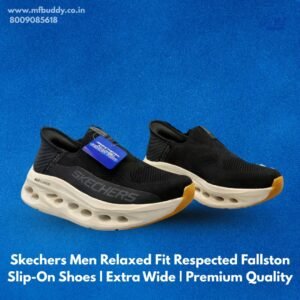 Skechers Men Relaxed Fit Respected Fallston Slip-On Shoes | Extra Wide | Premium Quality https://mfbuddy.co.in/